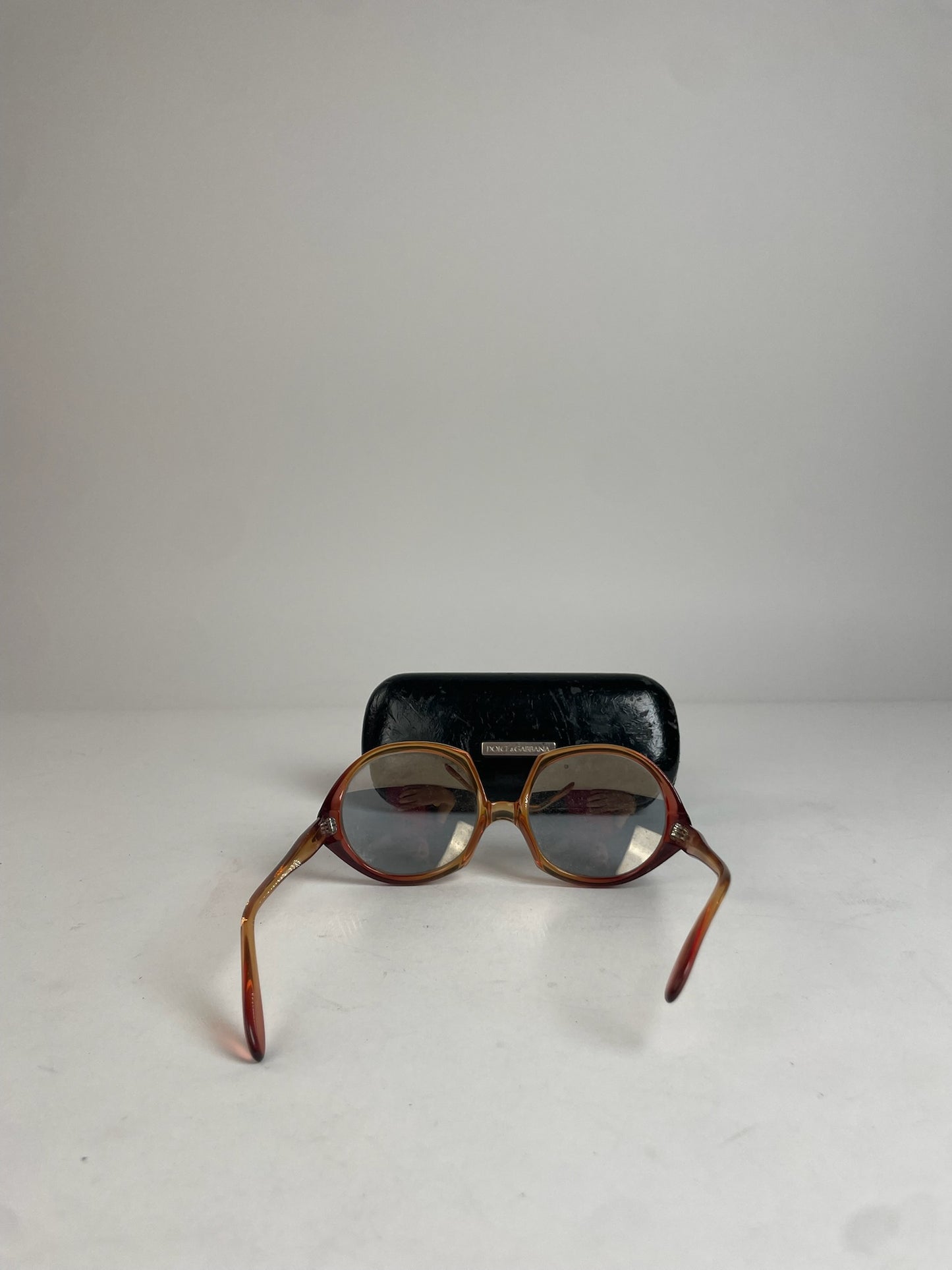 Vintage Dior Retro Sunglasses Orange Yellow