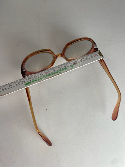 Vintage Dior Retro Sunglasses Orange Yellow