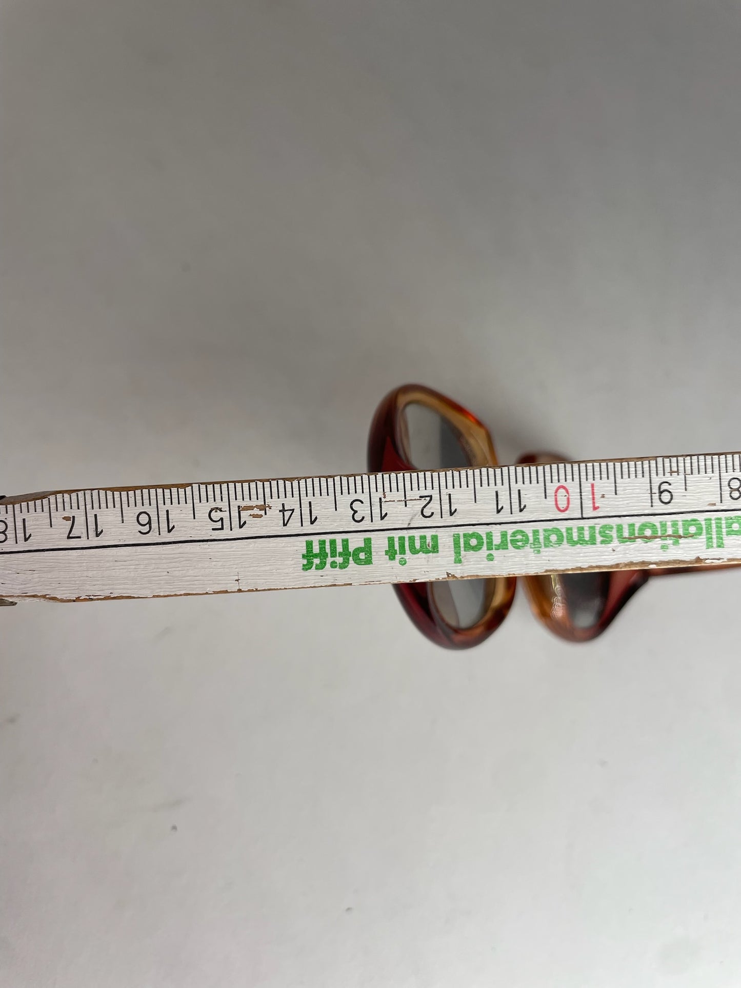 Vintage Dior Retro Sunglasses Orange Yellow