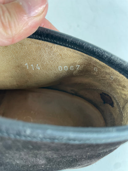 Vintage Gucci Suede Horsebit Loafers Dark Brown EU37.5