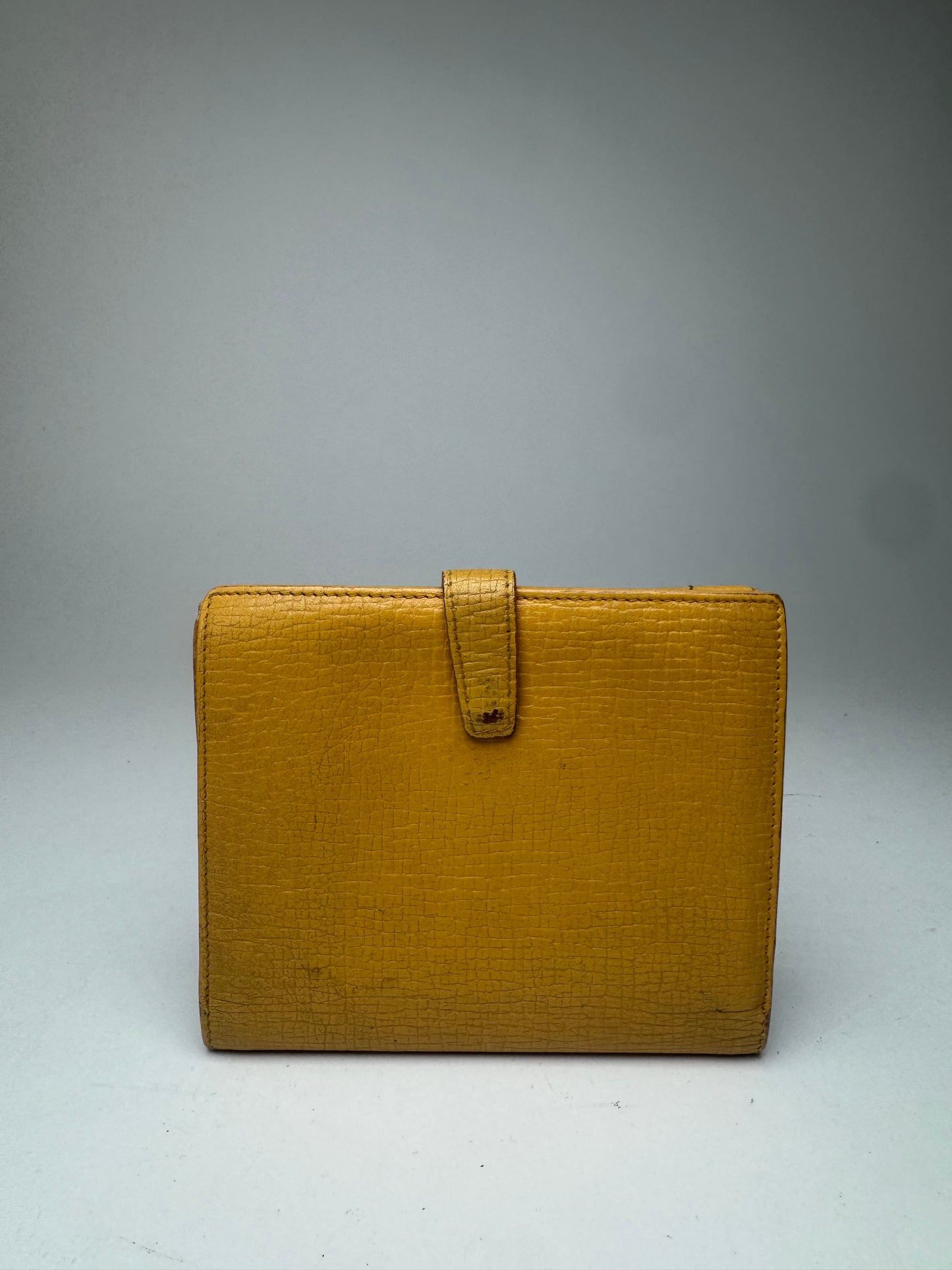 Vintage Loewe Leather wallet yellow