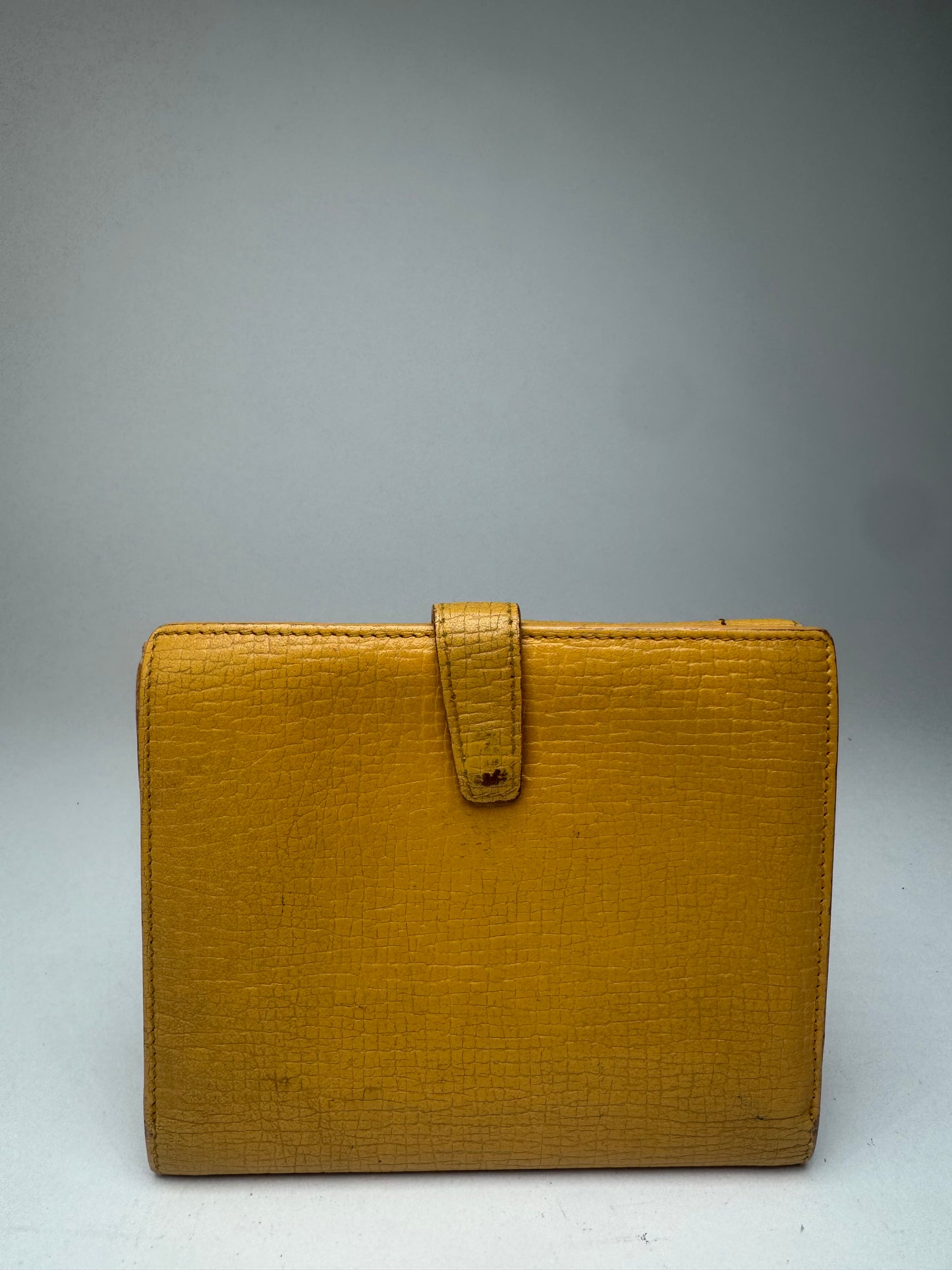 Vintage Loewe Leather wallet yellow
