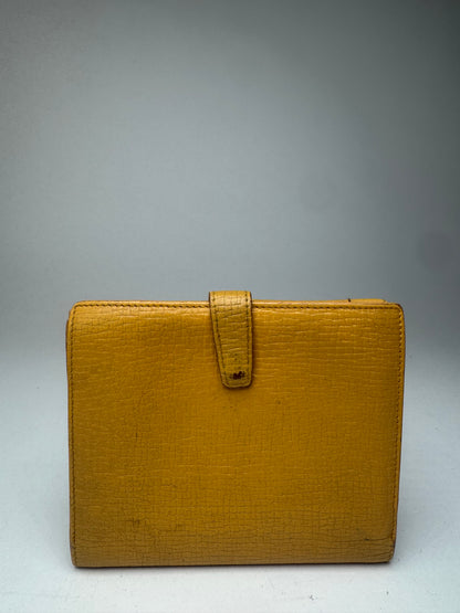 Vintage Loewe Leather wallet yellow