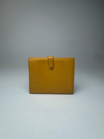 Vintage Loewe Leather wallet yellow