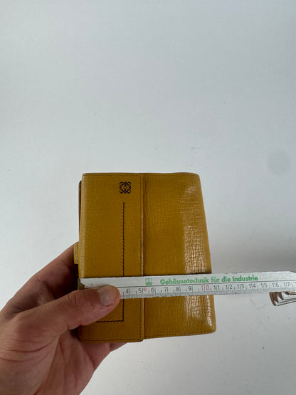 Vintage Loewe Leather wallet yellow