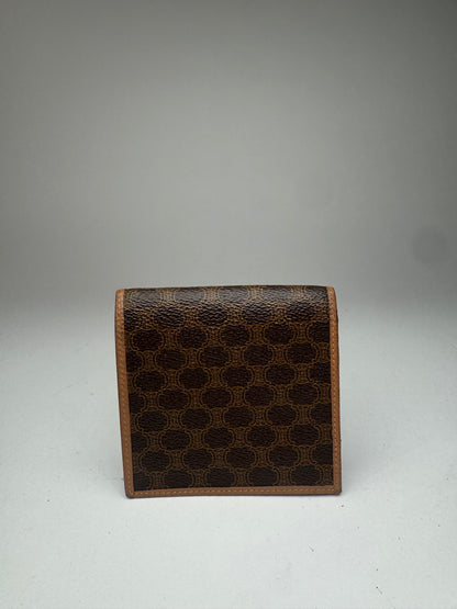 Vintage Celine Paris Leather Wallet Brown