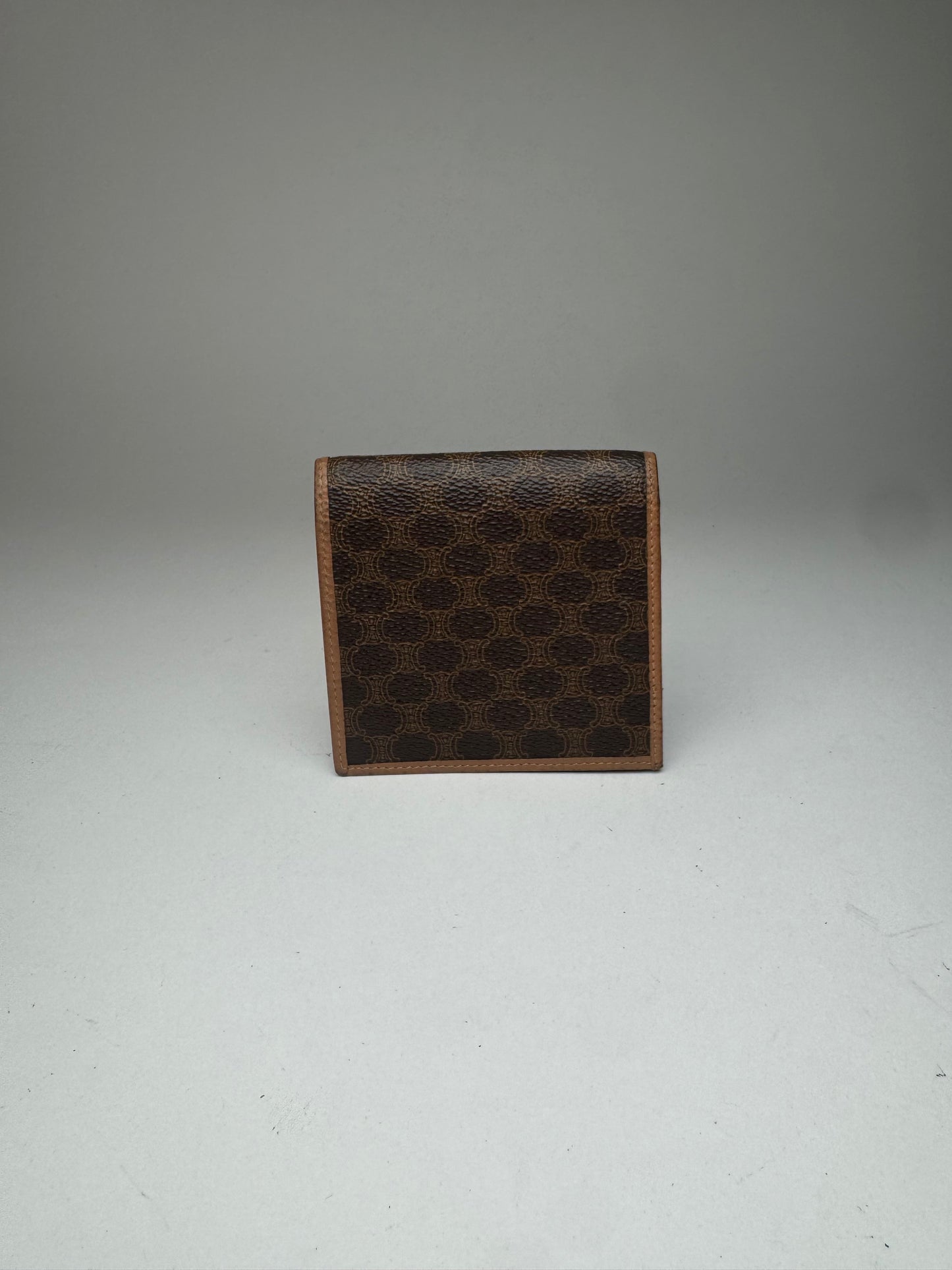 Vintage Celine Paris Leather Wallet Brown