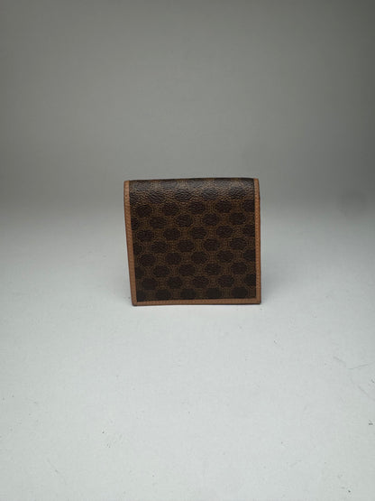 Vintage Celine Paris Leather Wallet Brown