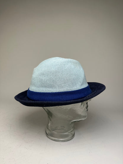 Vintage Vivienne Westwood Structured Hat Light Blue Navy