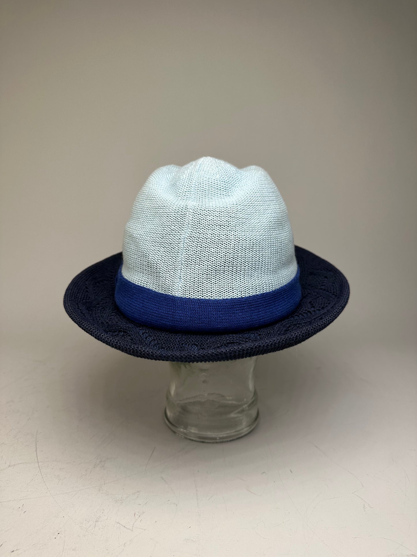 Vintage Vivienne Westwood Structured Hat Light Blue Navy