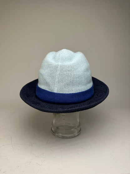 Vintage Vivienne Westwood Structured Hat Light Blue Navy