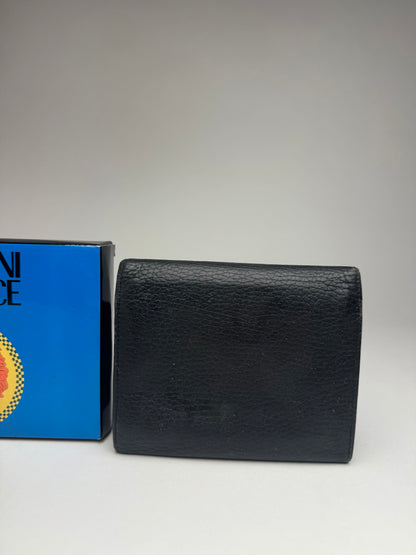 Vintage Gianni Versace Leather Wallet black
