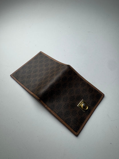 Vintage Celine Paris Leather Wallet Brown