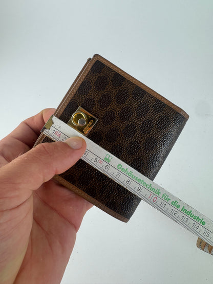 Vintage Celine Paris Leather Wallet Brown