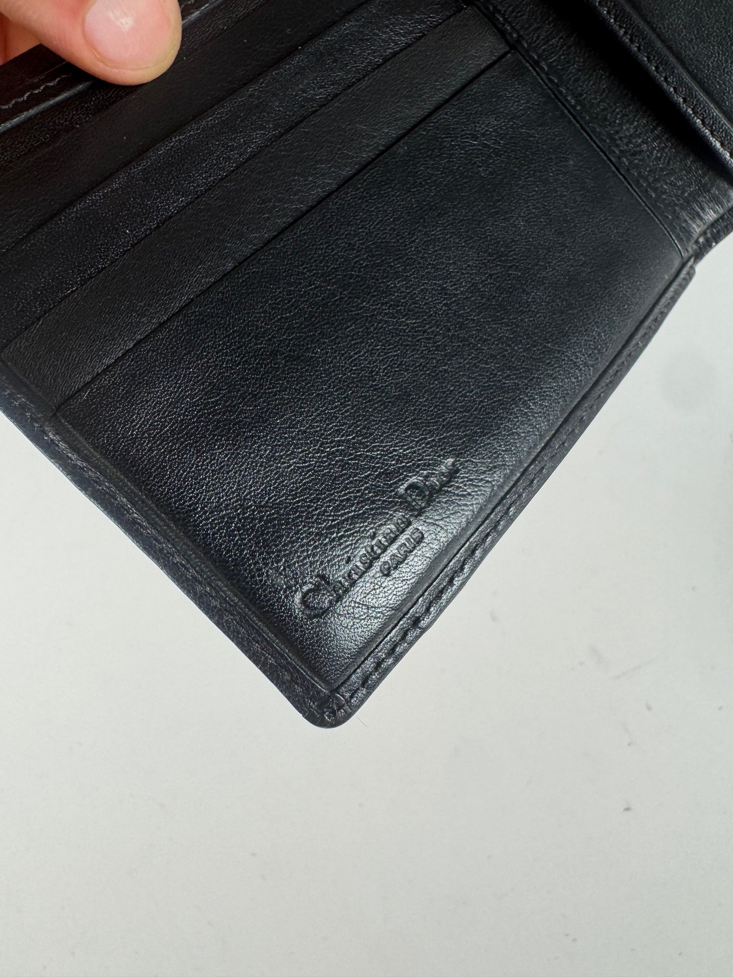 Vintage Dior Lether wallet Black