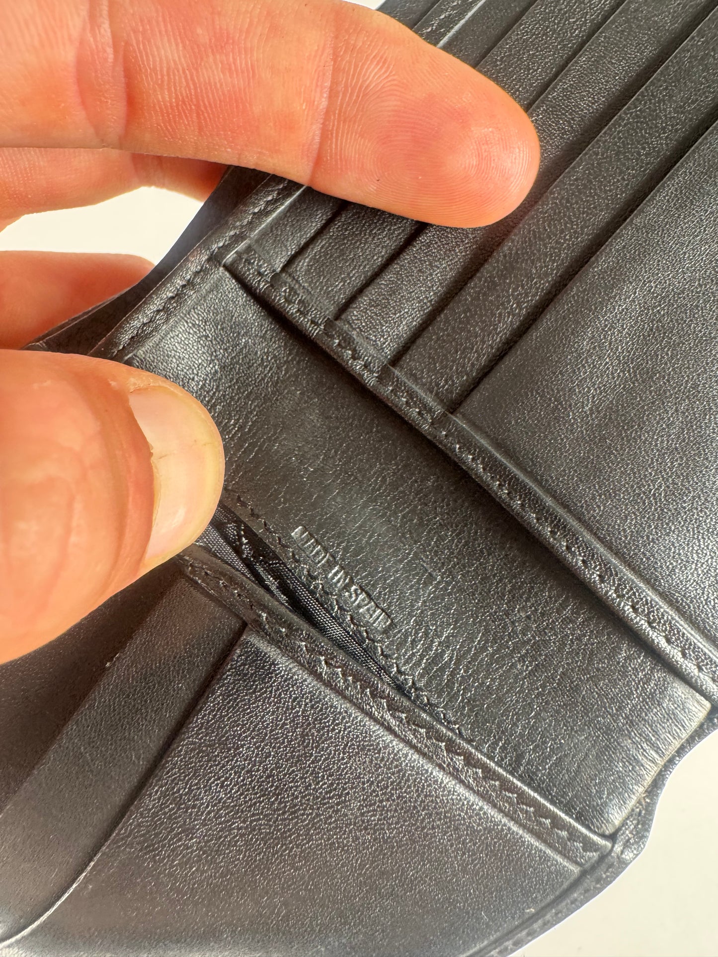 Vintage Dior Lether wallet Black