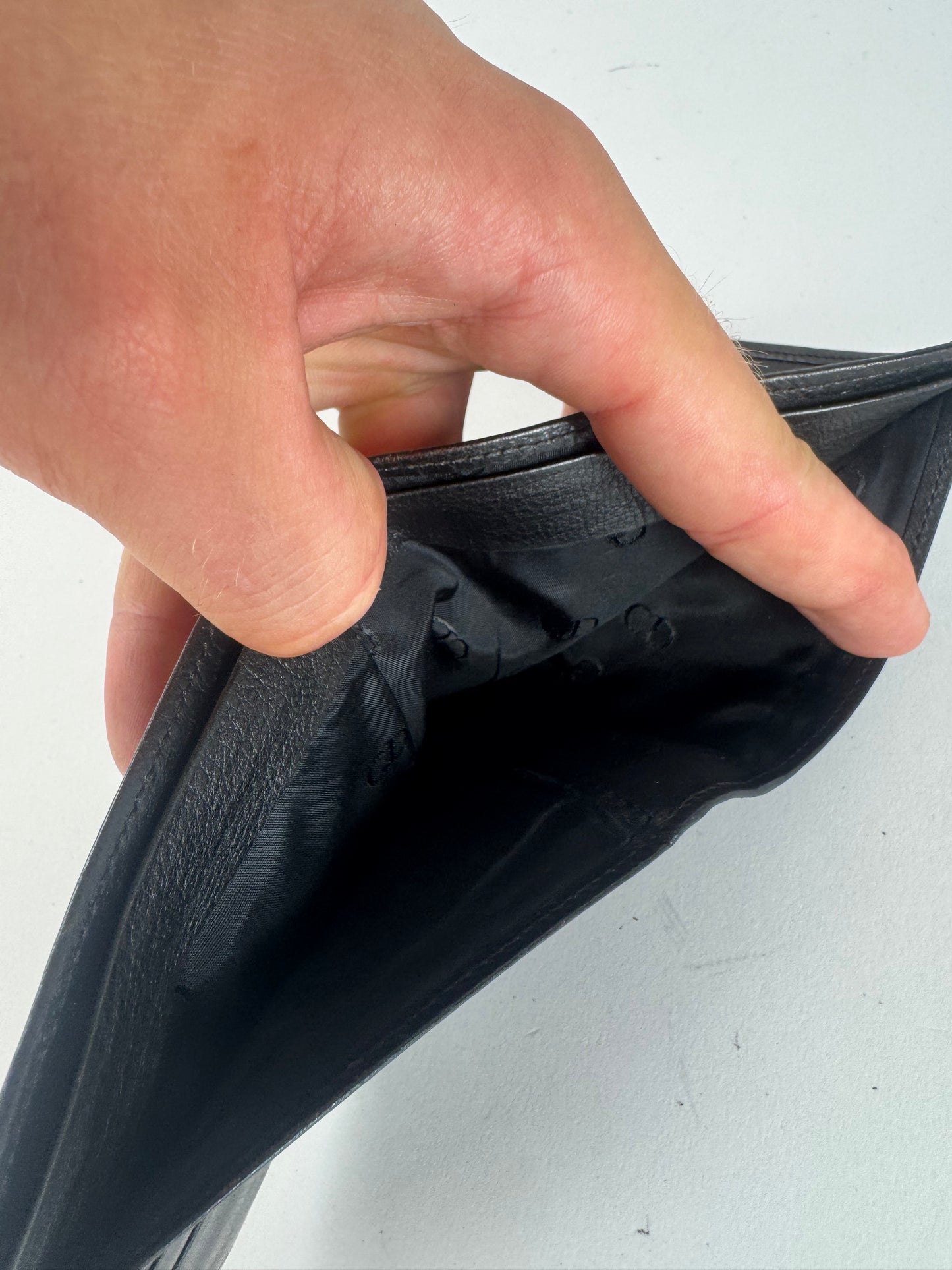 Vintage Dior Lether wallet Black