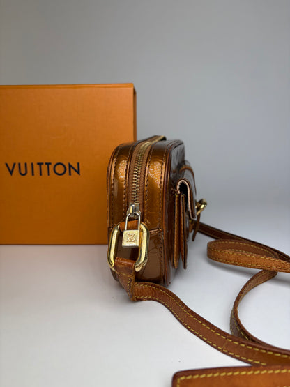 Vintage Louis Vuitton Monogram Vernis Patent Crossbody Bag Late 1990s Brown