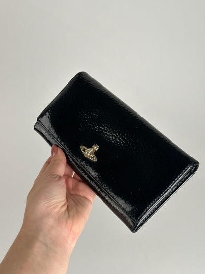 Vintage Vivienne Westwood leather wallet black