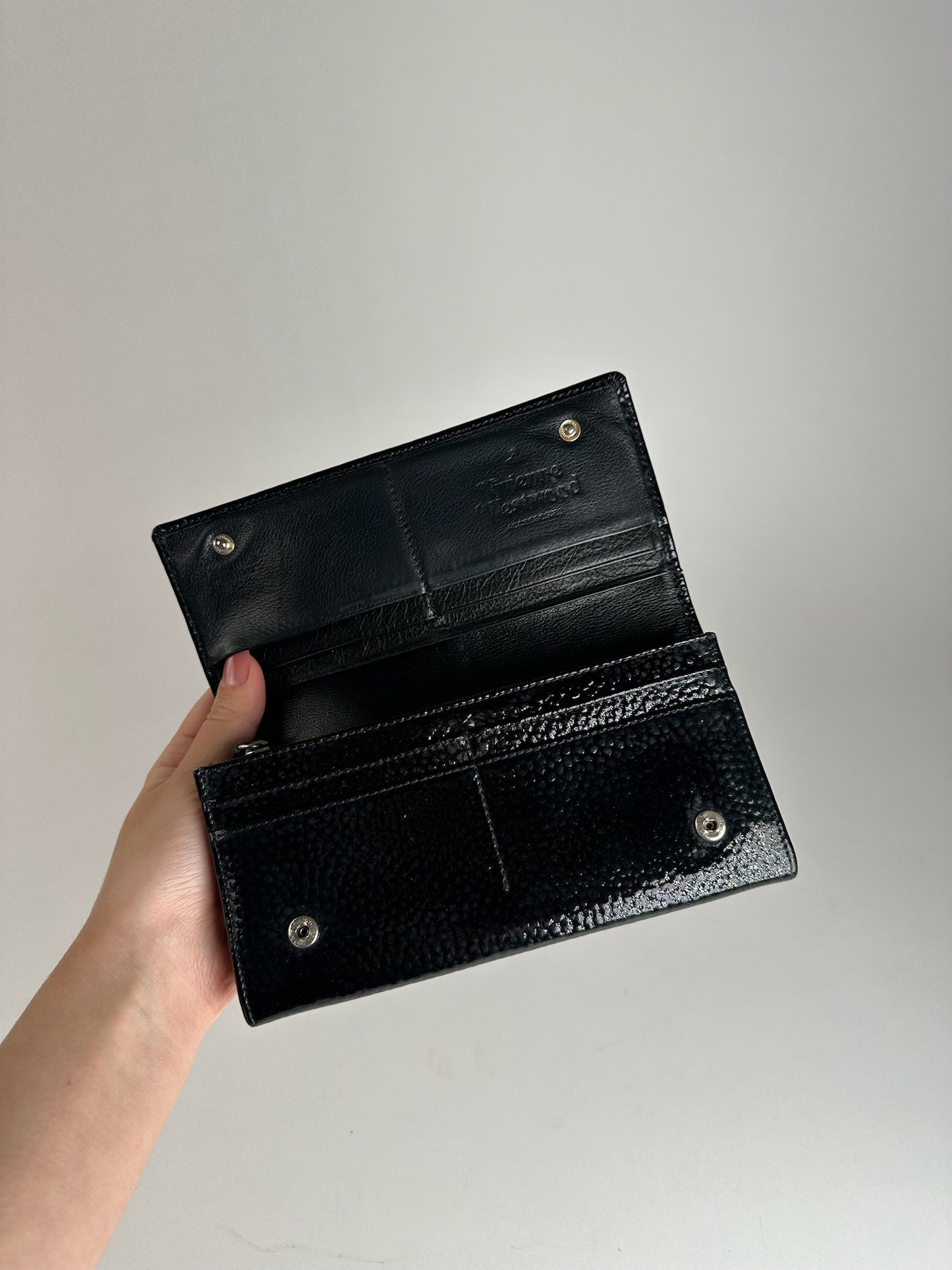 Vintage Vivienne Westwood leather wallet black