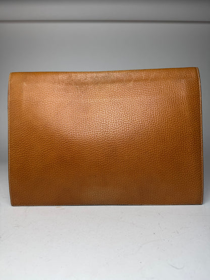 Vintage Loewe Madrid Leather Clutch Brown
