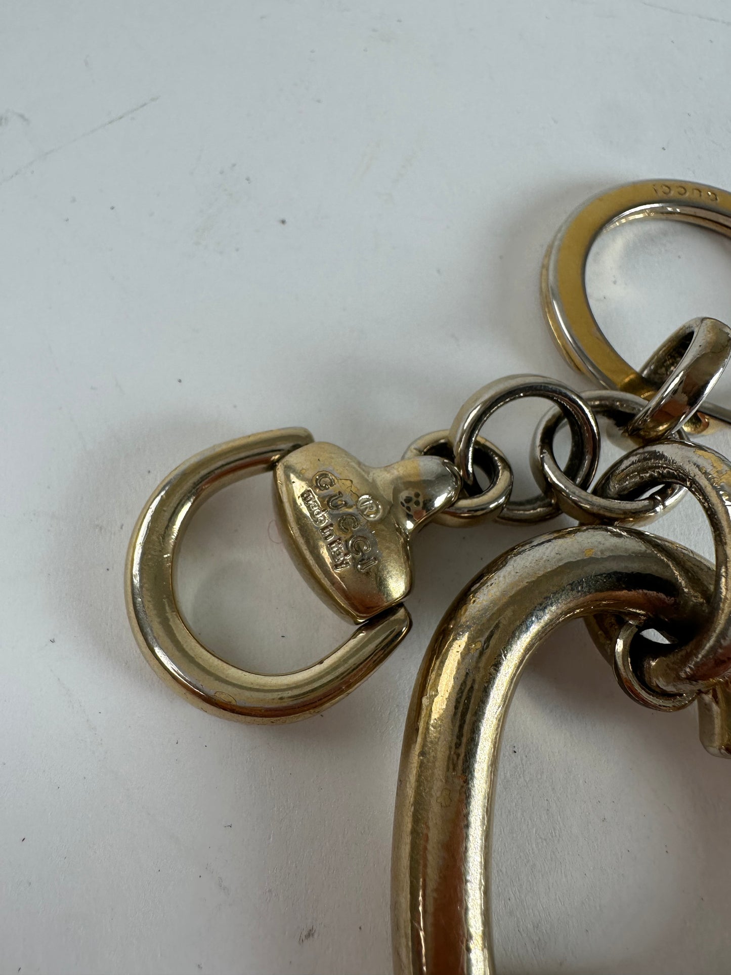 Vintage Gucci Gold-Tone Heart Bag Charm