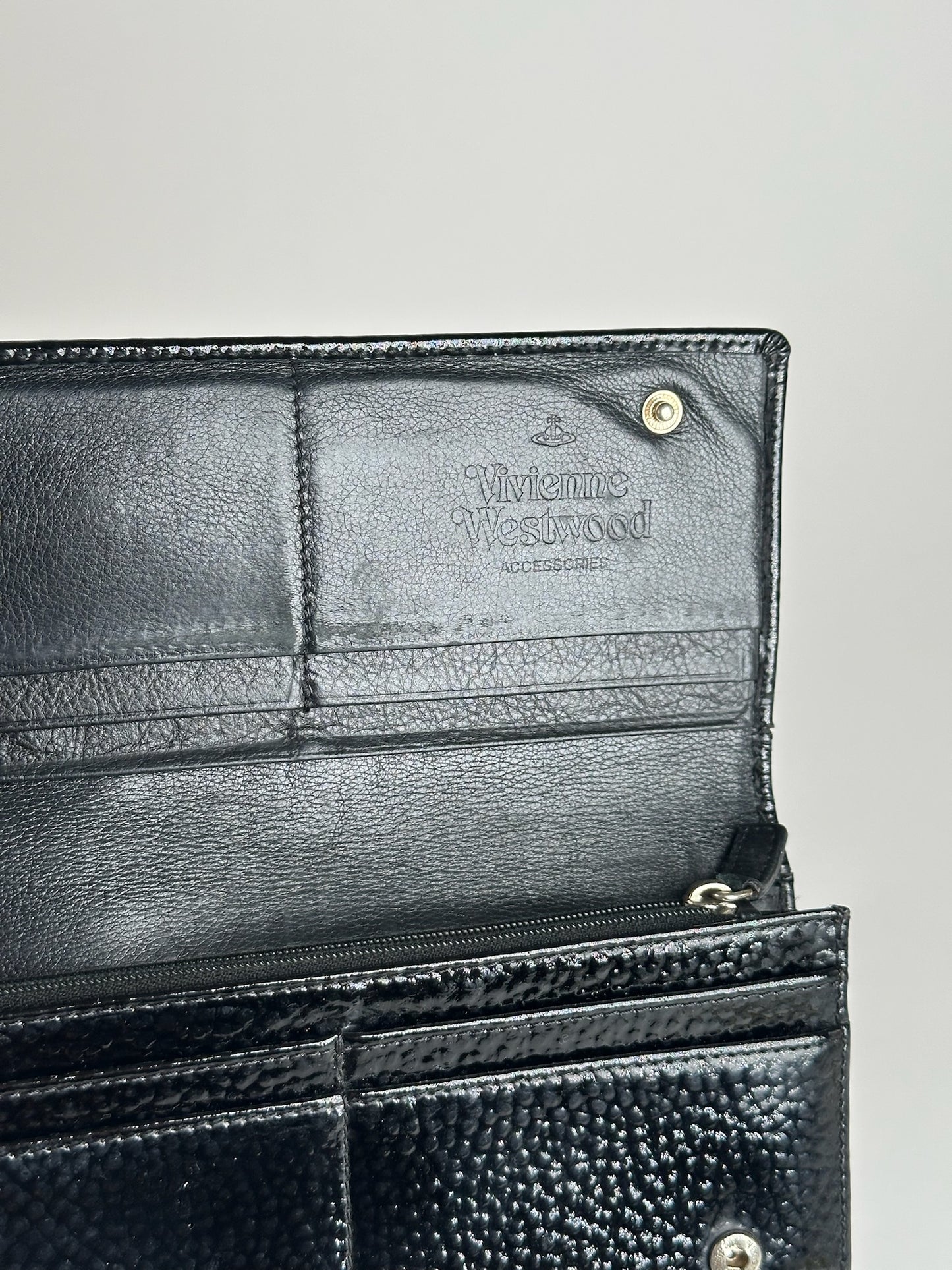 Vintage Vivienne Westwood leather wallet black