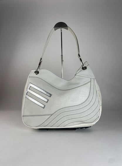 Vintage Etro Leather Handbah White