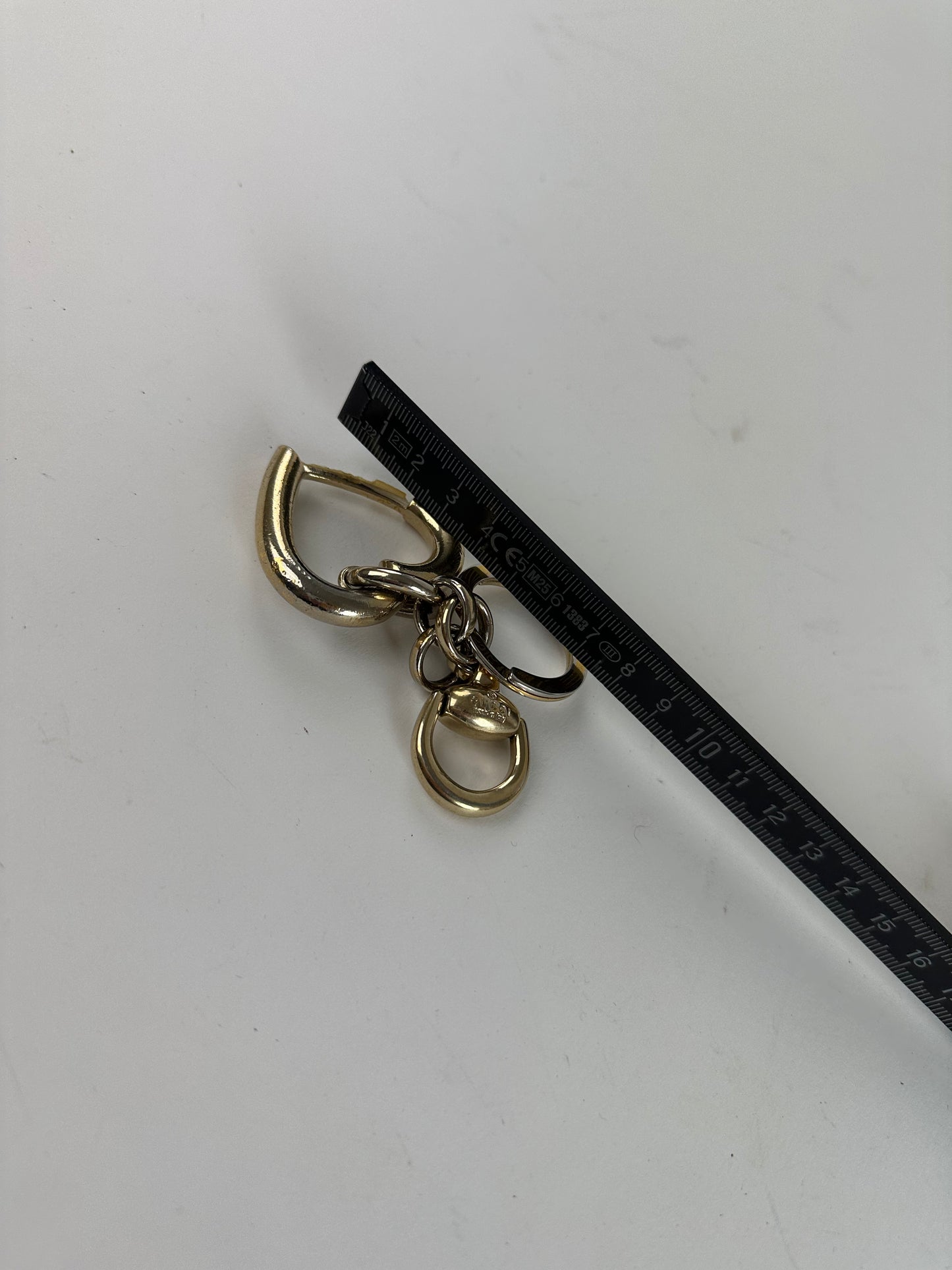 Vintage Gucci Gold-Tone Heart Bag Charm