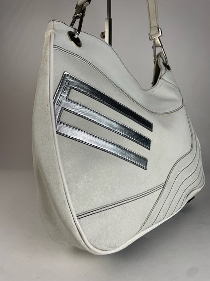 Vintage Etro Leather Handbah White