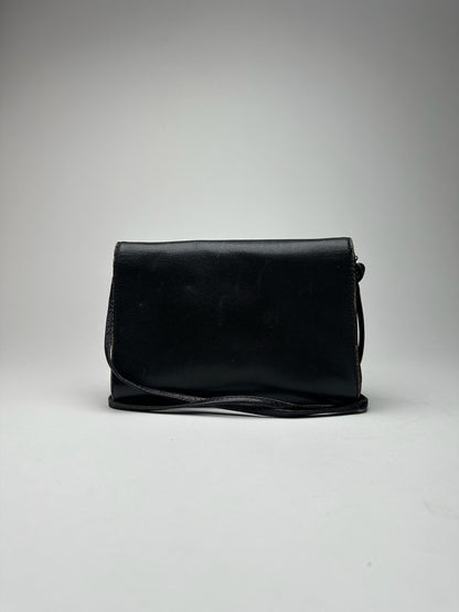 Sac vintage en cuir Givenchy 4G noir