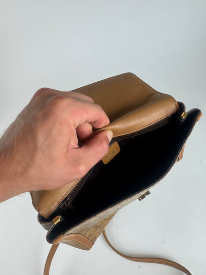 Sac vintage en cuir Celine Paris marron