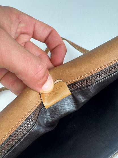 Sac vintage en cuir Celine Paris marron