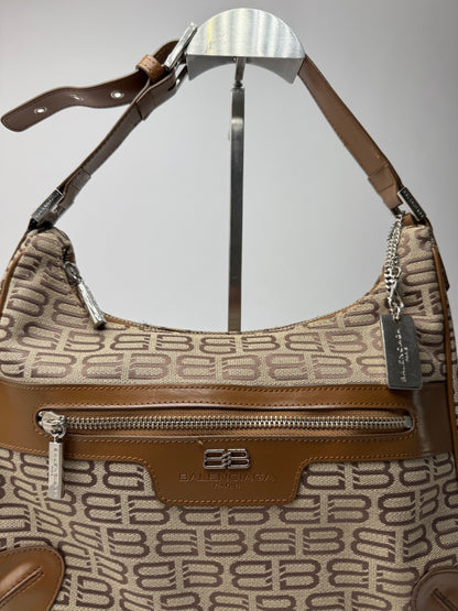 Sac Balenciaga Monogram Vintage beige marron