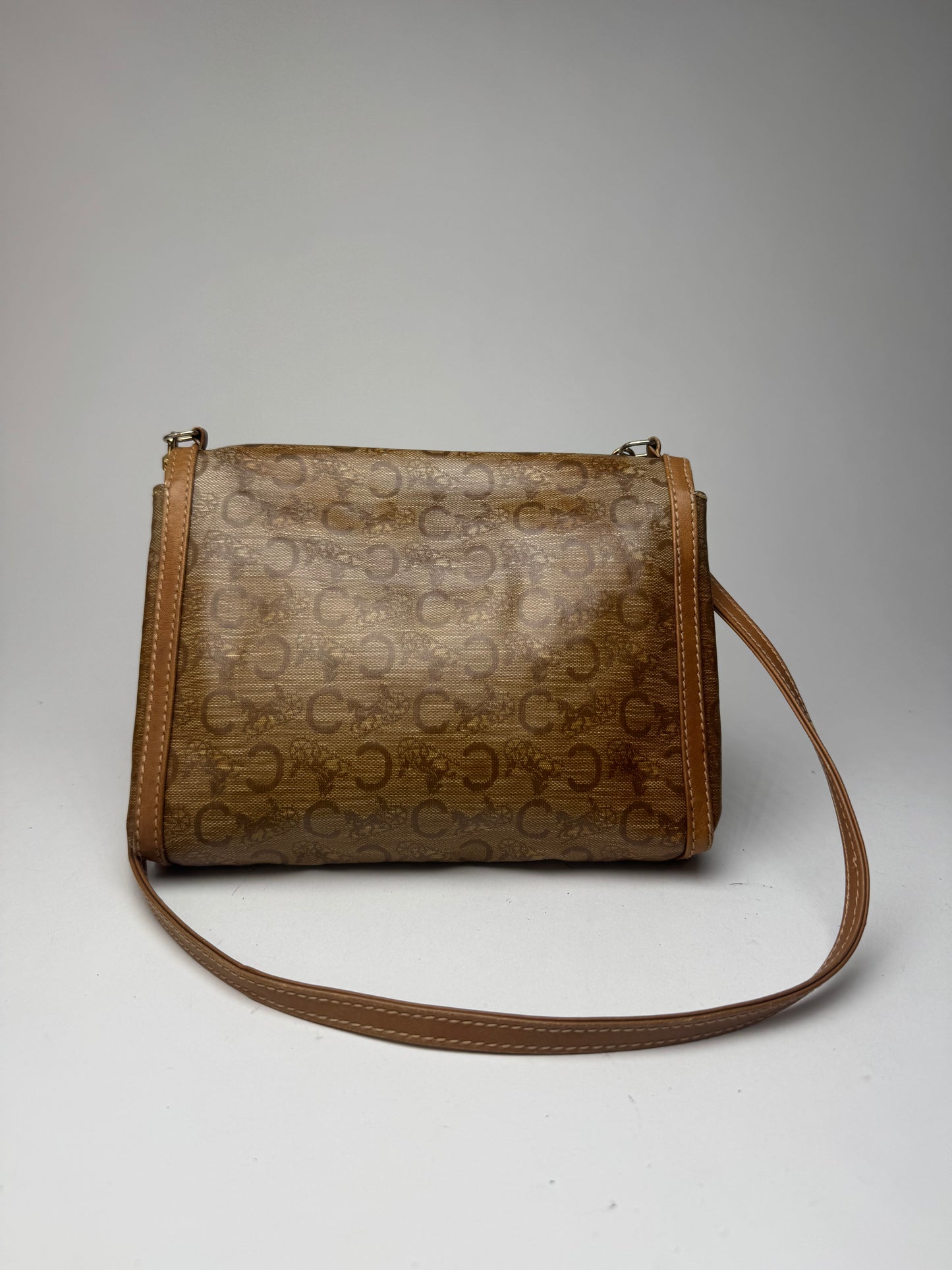 Sac vintage en cuir Celine Paris marron