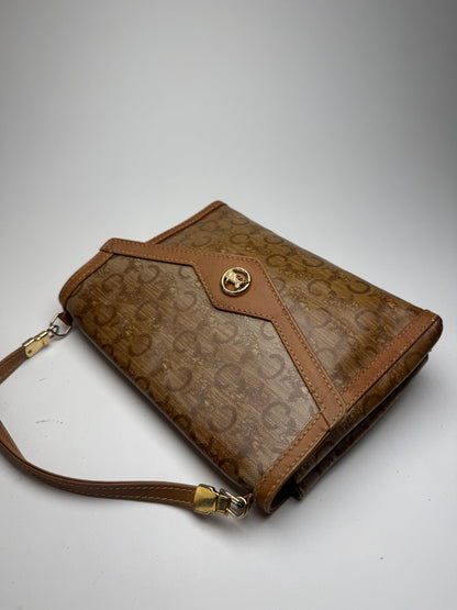 Sac vintage en cuir Celine Paris marron