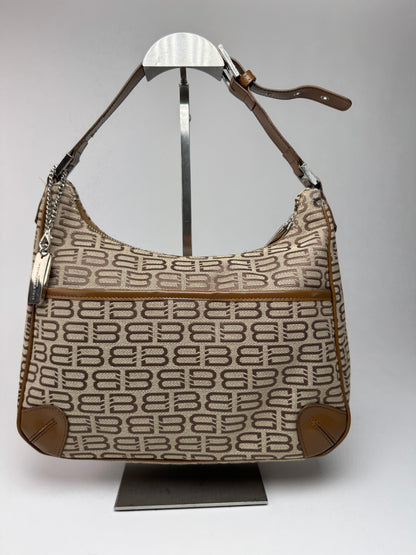 Sac Balenciaga Monogram Vintage beige marron