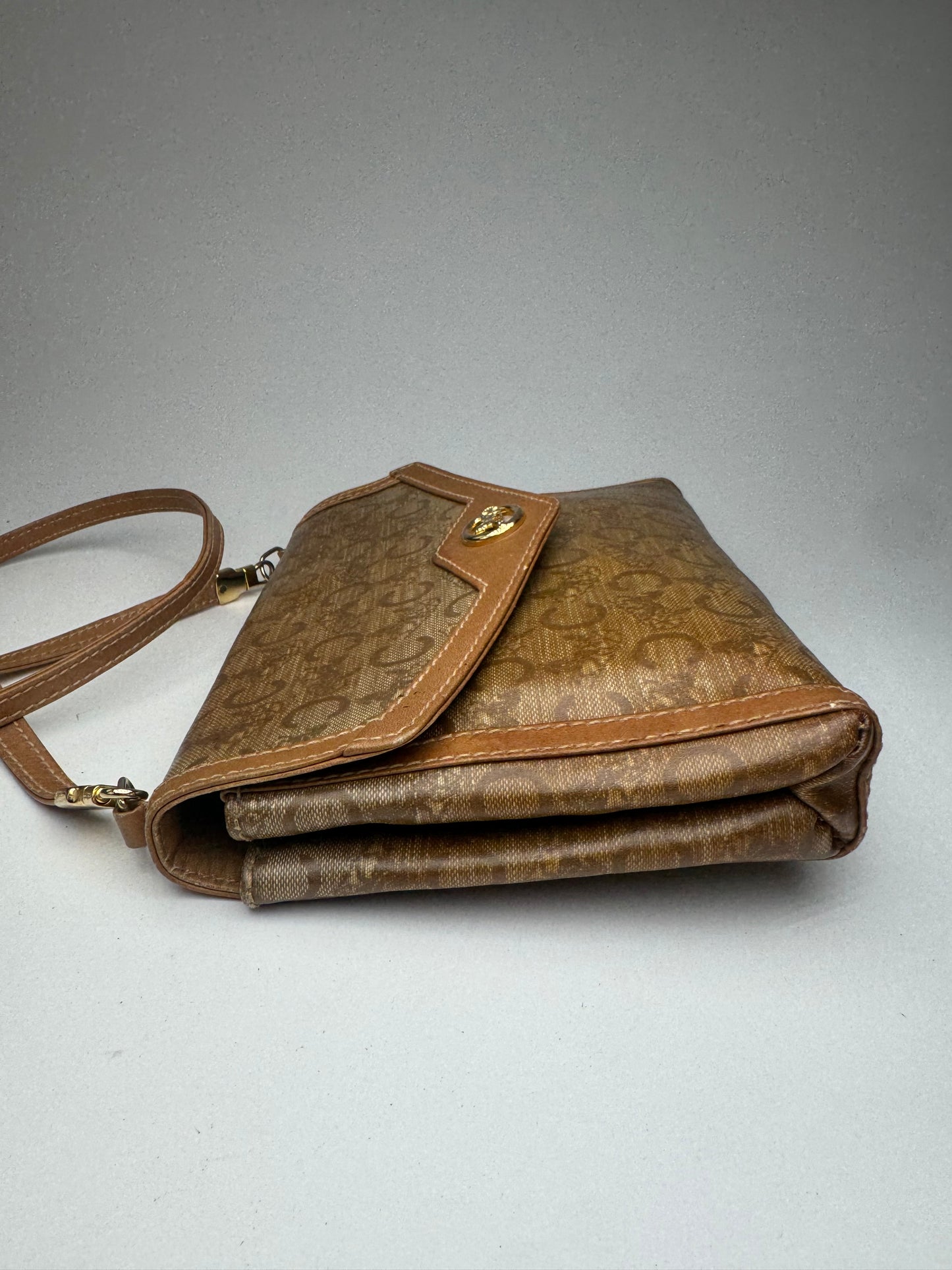 Sac vintage en cuir Celine Paris marron