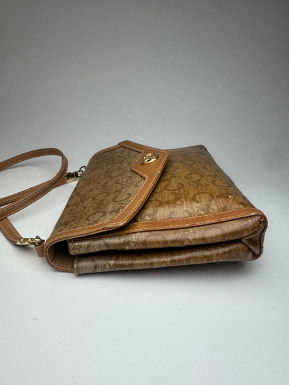 Sac vintage en cuir Celine Paris marron