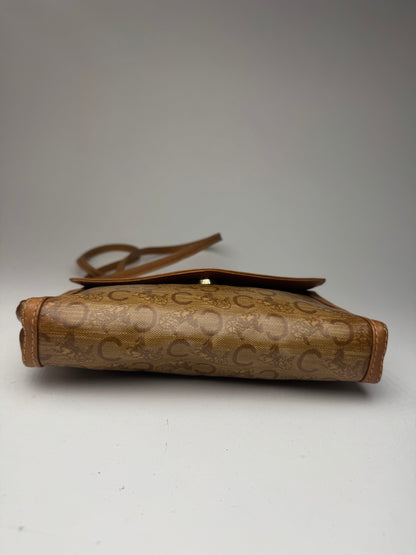 Sac vintage en cuir Celine Paris marron