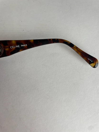 Vintage Celine Paris Ring Sunglasses Brown