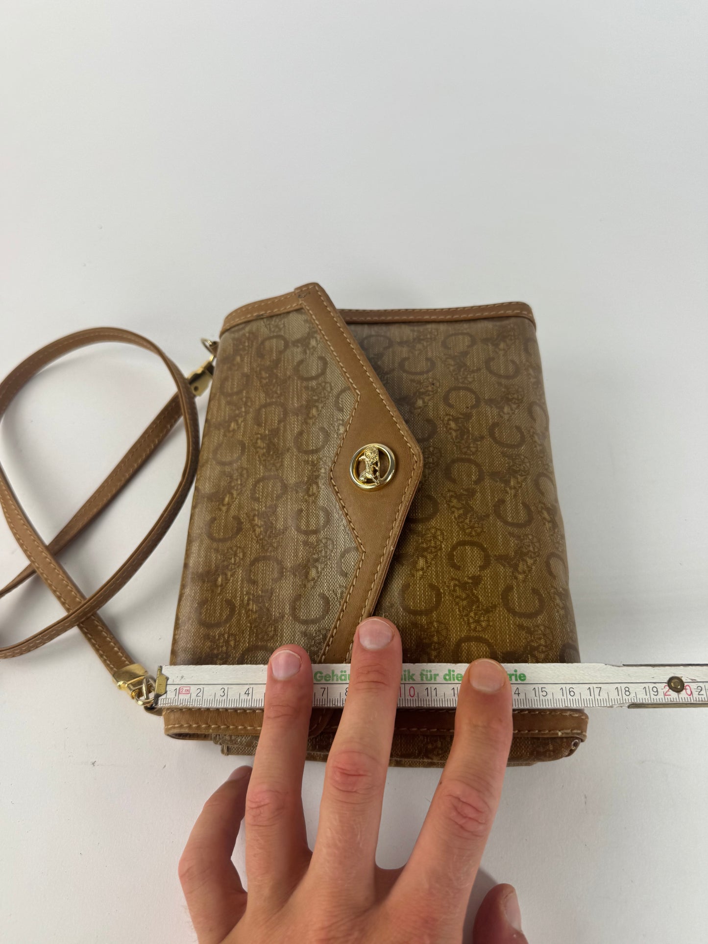 Sac vintage en cuir Celine Paris marron