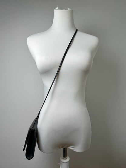 Sac vintage en cuir Givenchy 4G noir