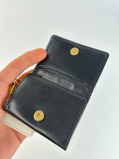 Vintage Givenchy 4G Logo Leather Key Holder Black