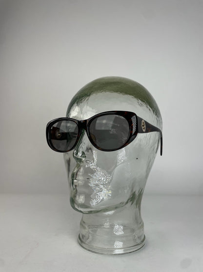 Vintage Celine Paris Ring Sunglasses Brown