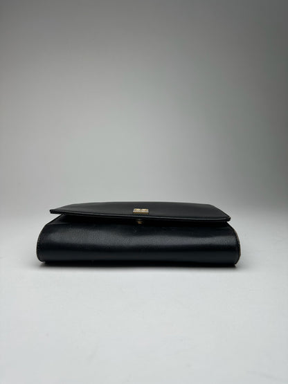 Sac vintage en cuir Givenchy 4G noir