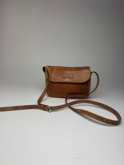Sac Courreges vintage en cuir marron