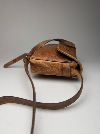 Sac Courreges vintage en cuir marron