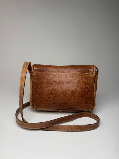 Sac Courreges vintage en cuir marron