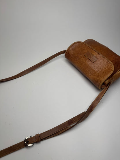 Sac Courreges vintage en cuir marron